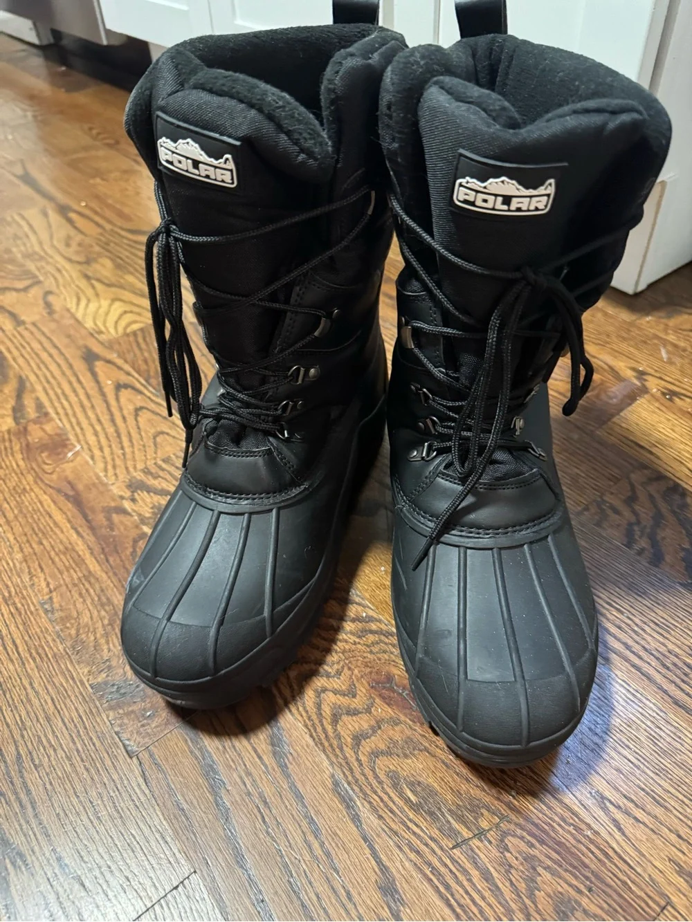 Men's Black Rain & Snow Boots - Insulated Waterproof Winter Boots